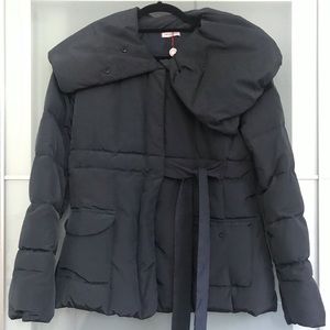New Navy Grey Puffer Jacket